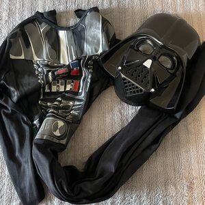Rubie's Star Wars Darth Vader Costume Kids 6+ w/ Mask Halloween